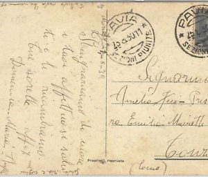 71576  - ITALIA REGNO - STORIA POSTALE : Sassone 241  ISOLATO su  CARTOLINA