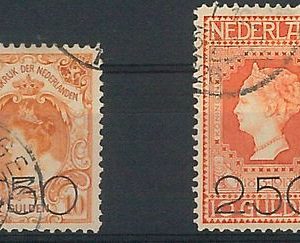 56233 - Netherlands  -  Scott # 104/05  Used  VERY FINE!!