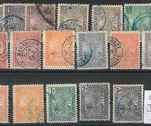 55028 - FRENCH COLONIES:  MADAGASCAR - STAMPS:  YVERT 63/67  Used - VERY FINE!!