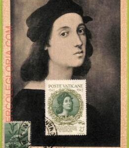 ad3275 - ITALY - Postal History - MAXIMUM CARD - URBINO - Raffaello Sanzio