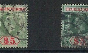 56310 - MALASYA S Straits Settlements -  Stamps - SG 212 + 212b Used
