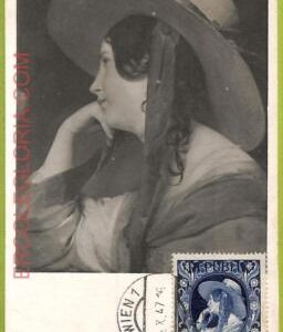 ad3297 - AUSTRIA - Postal History - MAXIMUM CARD - 1947 - ART, COSTUME