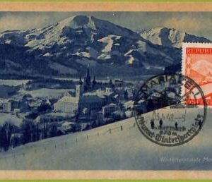 ad3303 - AUSTRIA - Postal History - MAXIMUM CARD - 1948 - Mariazell
