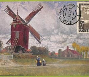 ad3299 - AUSTRIA - Postal History - MAXIMUM CARD - 1947 - MILLS,  ARCHITECTURE