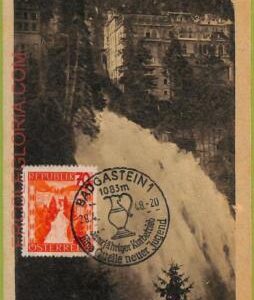ad3301 - AUSTRIA - Postal History - MAXIMUM CARD - 1948 - BAD GASTEIN