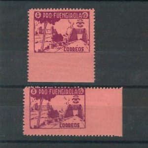 46328 - SPAIN  España - STAMPS - Fuengirola  ALLEPUZ #23 * 2 IMPERF on one side