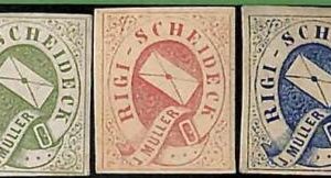 95001a - SWITZERLAND - STAMPS - HOTEL POST # 33/35 MNH Mint   Rigi Scheideck