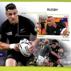 B0863 - Sierra Leone -  ERROR MISPERF Stamp Sheet - 2023 - Rugby