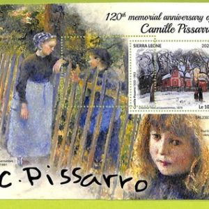 B0867 - Sierra Leone -  ERROR MISPERF Stamp Sheet - 2023 - ART, Camille Pissaro