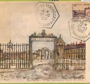 ad3336 - FRANCE - Postal History - MAXIMUM CARD - 1952 - Versailles