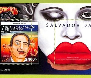 B0993 - SOLOMON ISLANDS - ERROR MISPERF Stamp Sheet - 2015 - Art, Salvador Dali