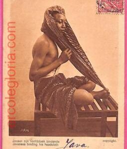 af8985 - INDONESIA - Vintage POSTCARD - Java - Ethnic -  1920