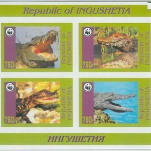 M2028 - RUSSIAN STATE, MINIATURE SHEET: WWF, Reptiles, Crocodiles, Aligators