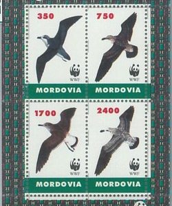 M2011 - RUSSIAN STATE, SHEET: WWF, Birds, Fauna