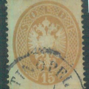 87622 -  ITALIAN STATES: Lombardo Veneto - STAMPS: Sass #  40 - CONSTANTINOPLE
