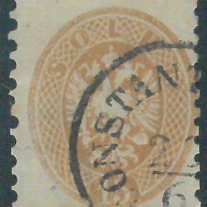 87624 -  ITALIAN STATES: Lombardo Veneto - STAMPS: Sass #  45 - CONSTANTINOPLE