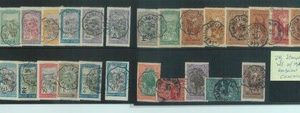 88082 - MADAGASCAR - STAMPS - LOT OF USED  STAMPS with TRAIN AMBULANT postmarks