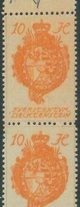 88224a - LIECHTENSTEIN - STAMPS -  Swiss Catalogue # 26 I + 26 - Pair MNH Mint
