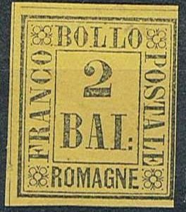 87757g - ITALY Antique States: ROMAGNE - STAMP - Sassone 3  MINT HINGED  MH