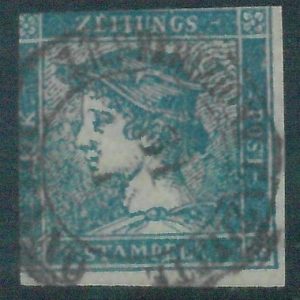 87632 -  ITALIAN STATES: Lombardo Veneto - STAMPS: Sass #  1 NEWSPAPER STAMP