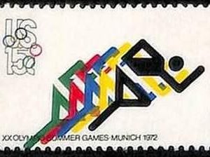 94809d - USA - STAMPS - Sc # 1462 Olympic Games TRACK  -  SHIFTED PRINT - MNH