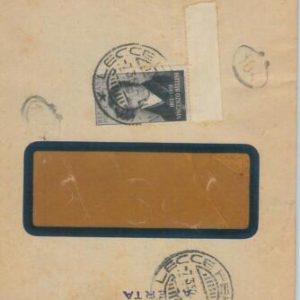 75688 - ITALY - POSTAL HISTORY - Single stamp on cover: MUSIC Bellini 1952