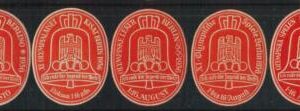 95764a - GERMANY  -  LOT of 5  Vintage ADVERTISING LABELS:  1936 Olympic Games