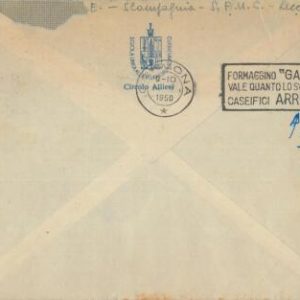 75701 - ITALY  - Postal History - Advertising Postmark 1950 Birds GASTRONOMY