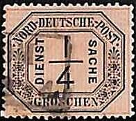 94904 -1c  - GERMANY Norddeutschland  - STAMP  -  Michel  #  TAX 1 Revenue USED