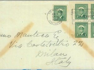 86297 - CANADA - POSTAL HISTORY - PROPAGANDA Postmark on COVER 1948 - Military