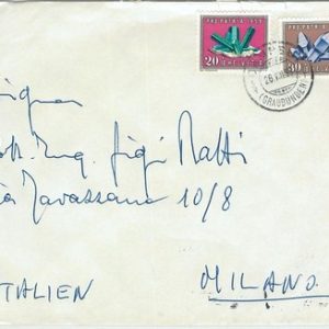 66480 - SWITZERLAND - POSTAL HISTORY -  COVER 1958:  Minerals PRO PATRIA