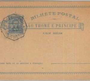 74711 - Sao Tome and Príncipe  - POSTAL HISTORY -  Stationery Card  1900