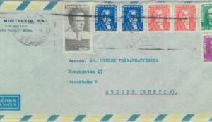83774 - BRAZIL - POSTAL HISTORY - AIRMAIL COVER to SWEDEN - 1940's