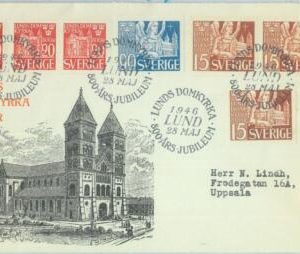 89049 -  SWEDEN - POSTAL HISTORY -  Cacheted FDC COVER 1946  - ARCHITECTURE