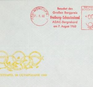 75799 - GERMANY - Postal History - EVENT Postmark 1960 Auto CARS