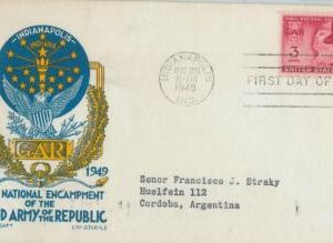 75779 - USA - Postal History - FDC COVER  1949 INDIANAPOLIS Grand Army GAR