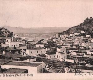 ac8954 - GREECE - VINTAGE POSTCARD - Lindos, Rodi - 1920