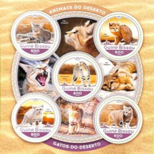 A7770 - Guinea-Bissau -  Stamp Sheet -2016 Animals CATS
