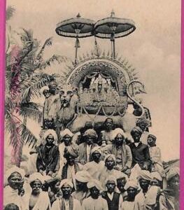 ag3750 - INDIA - VINTAGE POSTCARD - Bangalore, Muthia Lamma Goddess