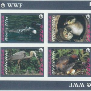 M2026 - RUSSIAN STATE, MINIATURE SHEET: WWF, Ducks, Birds, Fauna