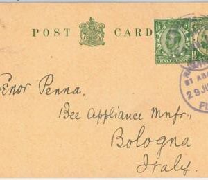42207 - GB  - POSTAL HISTORY -  STATIONERY CARD Michel # P 45B  STAMP - 1912