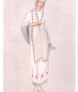 ac9141  - GREECE - VINTAGE POSTCARD -  ETHNIC, Illustrated Costumes GLAMOUR