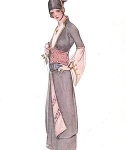 ac9143  - GREECE - VINTAGE POSTCARD -  ETHNIC, Illustrated Costumes GLAMOUR