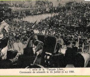 ad1499 - TURKEY - VINTAGE POSTCARD  - Ceremony de Selamlik with the 18  Juillet