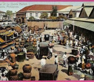 ag3639 - Philippines - VINTAGE POSTCARD - Manila, Rear of La Quinta Market