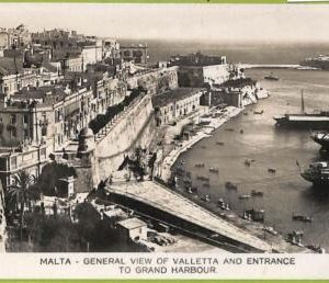 ac9292- MALTA - VINTAGE POSTCARD - Valletta - 1937