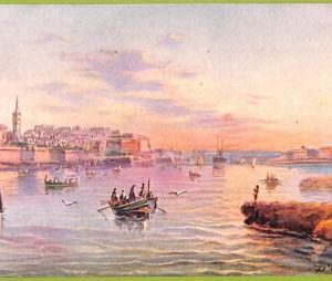 ac9303 - MALTA - VINTAGE POSTCARD - Valletta - 1923