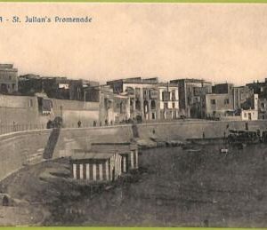 ac9325 - MALTA - VINTAGE POSTCARD - St. Jullan's Promenade