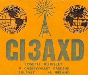 ac9194 - IRELAND - VINTAGE POSTCARD - RADIO frequency CARD - Belfast - 1950
