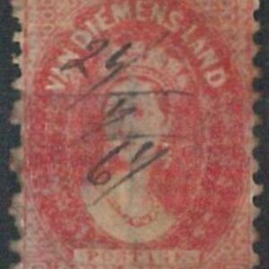 70224a - AUSTRALIA: Tasmania - STAMP: Stanley Gibbons # 57 Used - PEN POSTMARK